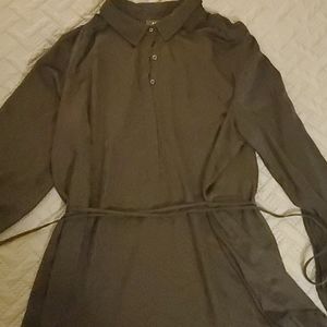 Black button up tunic